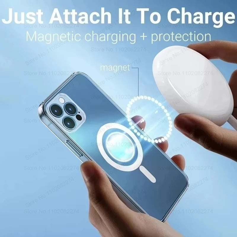 Hülle kompatibel mit MagSafe, [Anti-Vergilbung] Handyhülle kompatibel mit fast allen Iphone Modellen